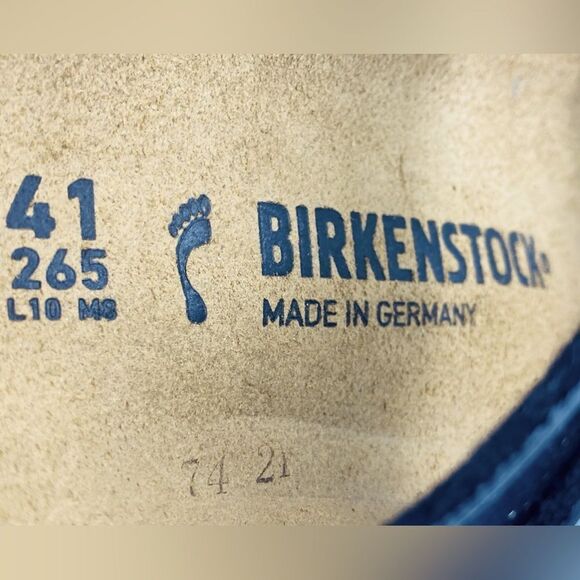 NWT Birkenstock Arizona Patent Leather Sandals 41/265/10 Germany - Picture 10 of 11